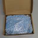 8 Pcs Extra Large Christmas Velvet Bows, 17.7 x 8.7 Vintage Raw Edge Ribbon Swag Bow for Christmas Tree Topper, Xmas Hanging Ornament Bulk for Holiday Decor(Powder Blue,8.7 x 17.7 x 3 in)