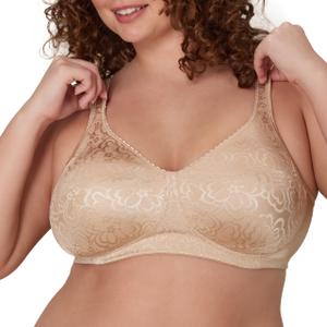 Playtex Women's Wireless Bra, 18 Hour Plus-Size Bras, Ultimate Lift, Moisture-Wicking, Single 34 75 DD