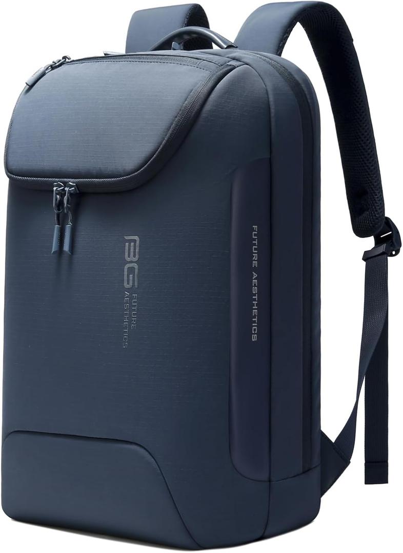 BANGE Ergonomic Anti-Theft Laptop Backpack for Men & Women, 15.6 Inch Business Travel Backpack, Waterproof Lightweight Durable Rucksack for Office, Outdoor, Large