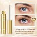 Lash Serum for Eyelash Growth Visible Results in 7 Days, Powered by W-Peptide Technology, Fuller-Looking Lashes, Hormone-Free & Gentle for Sensitive Eyes (0.1 fl oz)