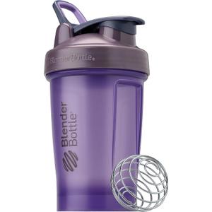 BlenderBottle Classic V2 Shaker Bottle Perfect for Protein Shakes and Pre Workout, 20oz, Full Color Purple