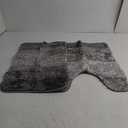 Arotive Microfiber Bathroom Rugs and Toilet Rugs U-Shaped, Bath Rug Size 30x20 and Toilet Rugs Size 24x20 in Grey, 2 Item Bundle