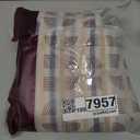 jinchan Colorful Linen Curtains for Nursery Living Room Multi Blue on Beige Striped Curtains for Bedroom Cute Ticking Stripe Farmhouse Baby Boys Kids Room Light Filtering Grommet 2 Panels 63 inch (50"W x 63"L (Pack of 2))