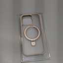 TORRAS Desert Titanium for iPhone 16 Pro Case Magnetic Stand, [Compatible with MagSafe][Flexible Stable Stand] Mil-Grade Protection Translucent Slim Anti-Scratch Ring Kickstand, Rose Gold 6.3", Ostand