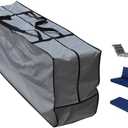 Outdoor Rectangular Cushion/Cover Storage Bag, Protective Zippered Storage Bags with Handles, 60"X20"X28" Grey