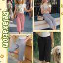 3 Pack Girls' Capri Pants 5-14 Years | Drawstring Capris, Cropped Pants, Kids Sweatpants, Workout, Summer, Loose, Back to School, with Pockets