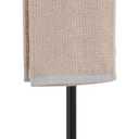 RUMOSE 13 Inch Matte Black Towel Stand Hand Towel Holder Bathroom Kitchen Vanity Countertop T-Shape Towel Rack Free Standing Stainless Steel Towel Bar Towel Ring