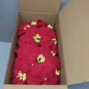 2 Pack 18" Lighted Large Artificial Poinsettias for Outdoors LED Poinsettia Flowers Artificial Faux Poinsettia Plants Poinsettia Christmas Decorations for Office Home Kitchen Decor (Red)