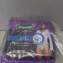 Depend Night Defense Adult Diapers, Incontinence Underwear for Men, Disposable, Overnight, Large, Grey, 14 Count