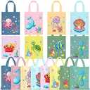 Ferraycle 24 Pcs Sea Animals Party Favor Bags Under the Sea Goodie Bags Cute Marine Favors Treat Supplies for Baby Shower Birthday Party Decor