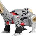 Volcanicus Deformation Toy Dinoking Slag Sludge Swoop Slash Combiner 5 in 1 KO Action Figure for Gift Boys Girls, Gray