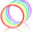 Windy City Novelties 22 Glow Stick Necklaces 50 Pack for Summer Parties, Camping & July 4th Celebrations (Assorted)