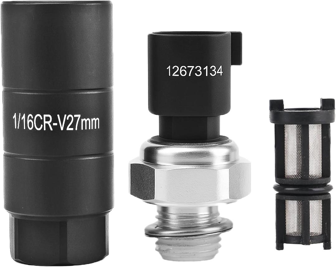 PS690 Oil Pressure Sensor With Socket For 2009-2020 Chevy Silverado 1500 2500 3500 4500 Tahoe Suburban Express Cruze Avalanche Caprice SS, GMC Savana Sierra Yukon Canyon, Cadillac CTS Escalade ESV EXT
