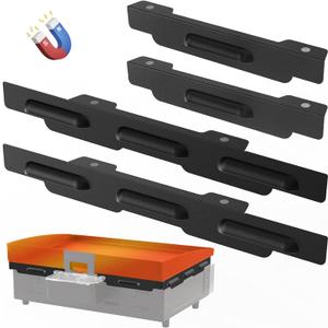 Wind Guards for Blackstone 22 Inch Griddle, Grill Accessories for Griddle Grill and Camping, MeWeBlue 5018 Magnetic Stainless Steel Wind Screens Protect Flame Hold Heat, Compatible with Hood, Black