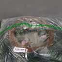 Winter Wreath for Front Door, 24 Inch Christmas Snow Covered Artificial Door Wreath with Purple Peonies, Green Leaves, Pine Cones and Berries, Winter Decor for Indoor or Outdoor