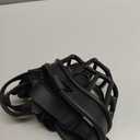 Umisun Basket Dog Muzzles-Soft Adjustable Breathable Mask Anti Biting Chewing Barking Training Dog Muzzle for Small Medium Large Dogs (Black, 4: Snout 9-13")