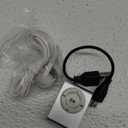 Mxzzand MP3 Player with Bluetooth Portable Music Player Mini MP3 Back Clip Player Durable with Memory Card and Cable(Silver)