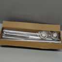 Mcrbeay Shower Curtain Rod, 1" Diameter Heavy Duty Tension Shower Rod, Non Slip Adjustable 28-74 inch No Drill Shower Curtain Rods Spring Tension For Bathroom, Shower Stall, No Rust, Brushed Nickel