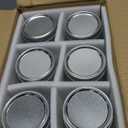 LUODA MirthMood 32 OZ Wide Mouth Mason Jars, 6 PACK Glass Mason Jars with airtight Lids, Quart mason jars wide mouth for Preserving, Meal Prep, Overnight Oats, Sauces, Honey, Jam, Yogurt or Jar Decor