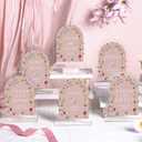 Thyle 6 Pcs Wildflowers Baby in Bloom Shower Table Decorations Sign Thank You Acrylic Sign Centerpieces with Stand 8 x 10" Wedding Birthday Party Decorations for Guests Gifts