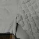 Noubeau Toddler Girls Plaid Outfits Girls Puff Sleeve Knit Ribbed Shirt Tops Plaid Skirt Set Kids Fall Winter Clothes (Black-brown)