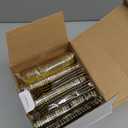 Lullaby 200PCS Gold Plastic Silverware, Heavy Duty Disposable Cutlery Set Include 100 Forks, 50 Spoons, 50 Knives, Perfect for Wedding, Party, Gathering and Daily Use