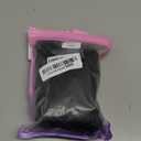 Black Hair Extensions, 20 Inches Soft Synthetic Curly Hair Extensions Clip ins (Color: Black)