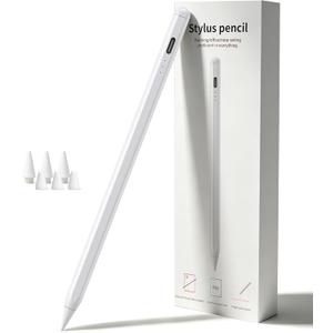 Stylus Pen for Apple iPad 2018-2026, Fast Charging iPad Pencil with Tilt Sensitivity & Palm Rejection, Magnetic Attachment for iPad 6-11th Gen, iPad A16 Air 3-5/M2/M3, Mini 5-7, Pro 11/12.9/M4 (White)
