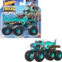 Hot Wheels, Monster Trucks 1:64 Scale Surprise Trailer Truck with 6 Wheels (Cannot Choose Model)