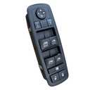 Power Window Switch Front Left Driver Side Master Control Compatible with Jeep Grand Cherokee Dodge Durango 2016 2017 2018 2019 2020 2021 Replace OE# 68289802AB
