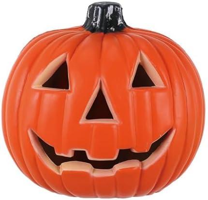 SUNSHNO Halloween Lantern, Jack-O-Lanterns Light Up Pumpkin Figurine Decorations for Haunted House Party