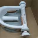 Ingenuity My Bath Seat for Sit-Up Baby Bathing, Sure & Secure Suction Cups, ASTM Safety Tested & Approved, Backrest for Assisted Sitting, Easy Setup & Storage, Gray