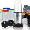 Magic Bullet MBR-1701 17-Piece Express Mixing Set, 
Capacity	2 cups
Product Dimensions	8.5"D x 13"W x 10.5"H