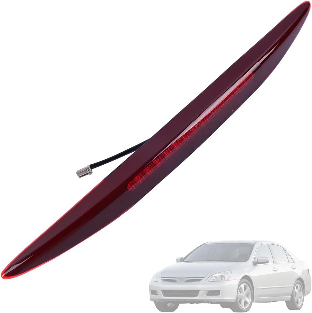 Rear Stop Light LED High Mount Stop Light 3rd Brake Lamp Waterproof 34270-SDA-A11 34270-SDA-H11 Compatible with Honda Accord 2006 2007