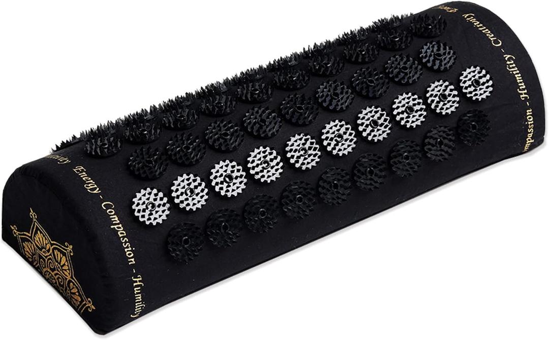 ShaktiMat Acupressure Pillow for Relaxation, Massage Neck Muscles, Relieve Stress & Tension, Similar to Acupuncture, No Needles Required (Classic - Level 1 - Shakti Black)