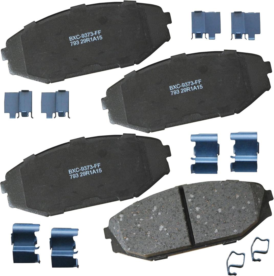 Bendix Premium SBC793 Ceramic Front Brake Pads for Acura MDX 2002-2001, Honda Odyssey 2004-1999