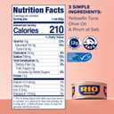 Rio Mare Premium Yellowfin Tuna with a Drizzle of Olive Oil, 2.3 Ounce Can (24 Pack), Italy's No.1 Tuna Brand, Wild Caught, High Protein Canned Tuna, No Draining Required