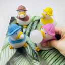4 Pcs Ducks Squeeze the Bubble Ball Relieve Stress Fidget Toys for Children and Adults,Squeeze Sensory Toys for Anxiety, Autism, ADHD.(4 Ducks)
