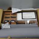 Greenual Teak Dish Drying Rack with Utensil Holder, 3 Tier Collapsible Dish Rack, Wooden Dish Racks for Kitchen Counter, Large Folding Drying Holder with Absorbent Dish Drying Mat