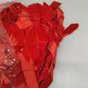 36 Pcs Red Velvet Ribbon Bows 5.1 x 10.2 in Pre Tied Christmas Velvet Bows Christmas Tree Decorations Gift Packaging Bow for Xmas Wreath, Garland, Staircase, Home Outdoor Decoration