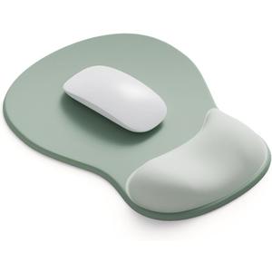ErgoComfort Gel Wrist Rest Mouse Pad-Ergonomic Office Mousepad with Wrist Support-Non-Slip, Design Desk Accessories Mat for Home&Game Decor (06Minty Dream)