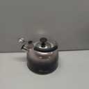 Tea Kettle Stovetop,Stainless Steel Whistling Tea Kettle For Stove Top, 2.5 Qt Tea Pot With Folding Handle, Food Grade Water Teapot Water Kettle For Stove Home Camping Travel,Gradient Black