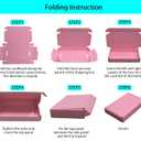 Pink Shipping Boxes For Small Business, 12*8*2 Inches, Pack Of 12, Corrugated Cardboard Boxes For Shipping, Packaging, Storage, Craft Gifts Giving