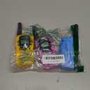 Walkie Talkies for Kids Games Outdoor Toys for 3-12 Year Old Boys Girls, 3 Miles Range Walkie Talkie as Easter Basket Stuffers, 4 Year Old Girl Birthday Gifts for 3 4 5 6 7 8 9 Year Old Boy Girl Gift (Blue&Pink&Yellow)