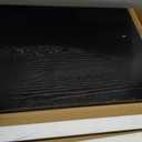 WOLKI Noodle Board Stove Cover for Stoves, Wooden Cover Built-in Handles | 30"L x 22"W x 2.4"Th Heavyweight Stove Top Cover For Gas Burners & Electric Stove, Serving Tray, Space Saver, Black