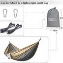 Forbidden Road Camping Hammock 400lbs Capacity Portable Hammock for Outside, Backyard, Travel, Backpacking, Beach