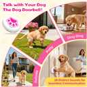 ChunHee Dog Bells to Go Outside Bell for Dogs to Ring to Go Potty | Dog Door Bell with 5 Adjustable Volume & 36 Ringtones | Chew-Proof Dog Potty Bell | Bells for Dog Training to Go Outside