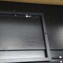 OLIXIS L Shaped Desk, 50-Inch Office Computer Gaming Desks Corner PC Table with Side Bag and Reversible Shelf for Home Work Study Writing Black