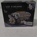 V8 Engine Building Kit for Adults, Build Your Own MOC Mini V8 Engine Model Toy for Display, Compatible with Lego Car Set, STEM Building Project for Teens & Kids Boys 8-14 (703 PCS)