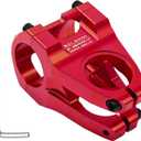 1-1/4" (31.8mm) Handlebar Center Distance 1.77"/45mm Mountain Bike Pole Riser Handle Suitable for Most Road Bicycle Poles, Mountain Bike Poles BMX Poles Bicycle Short Poles (Red)